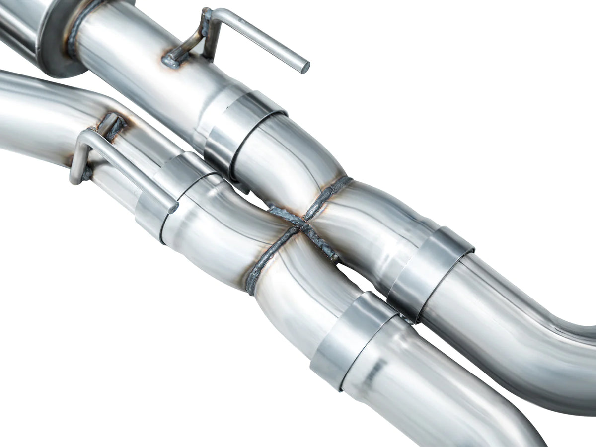 AWE Tuning 2020+ Ford Explorer ST Touring Edition Exhaust w/ Chrome Silver Tips - 3015-42625