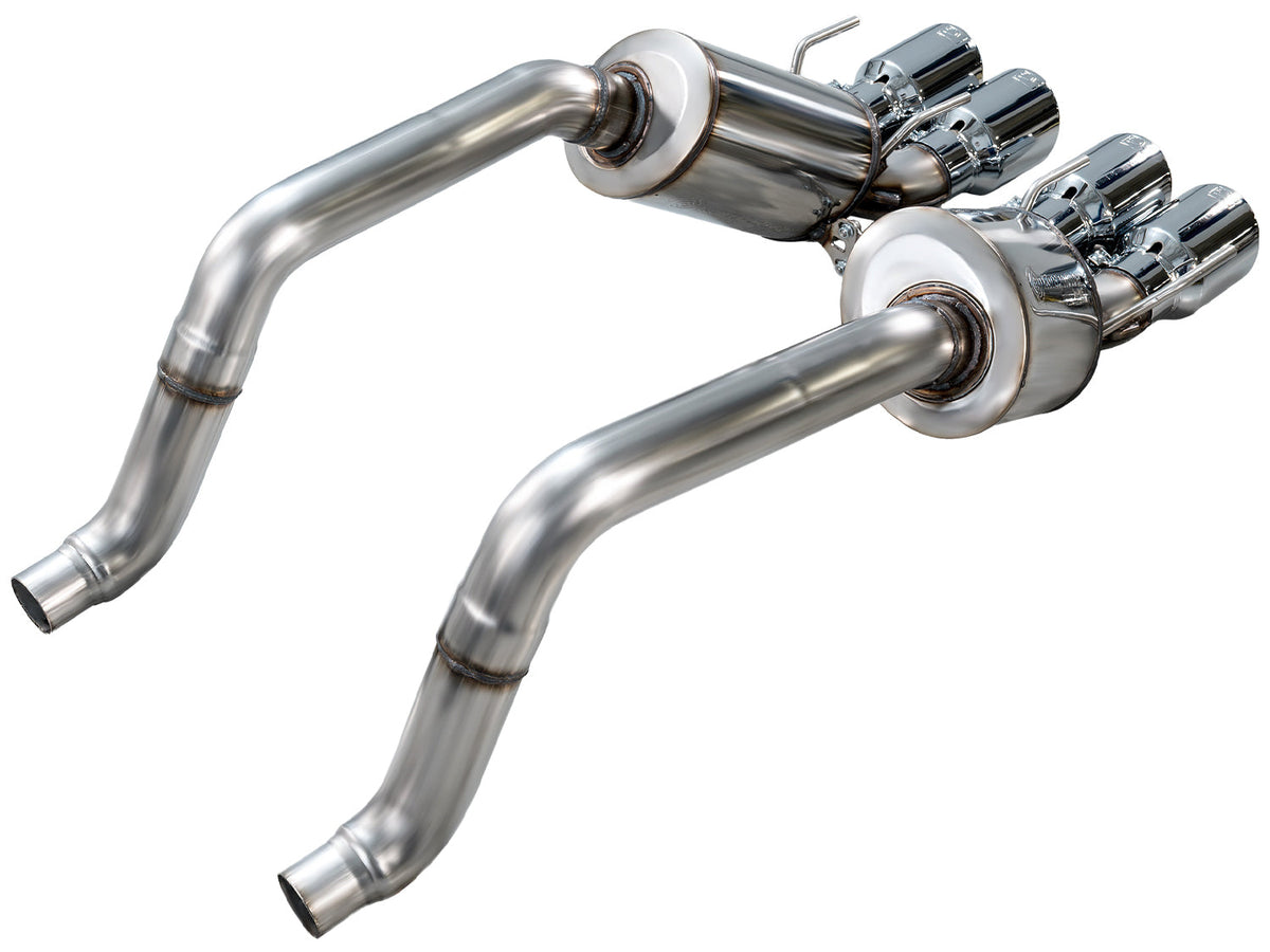 AWE Tuning 05-07 C6 Chevrolet Corvette 6.0L Touring Edition Axleback Exhaust w/ Chrome Silver Tips - 3015-42660