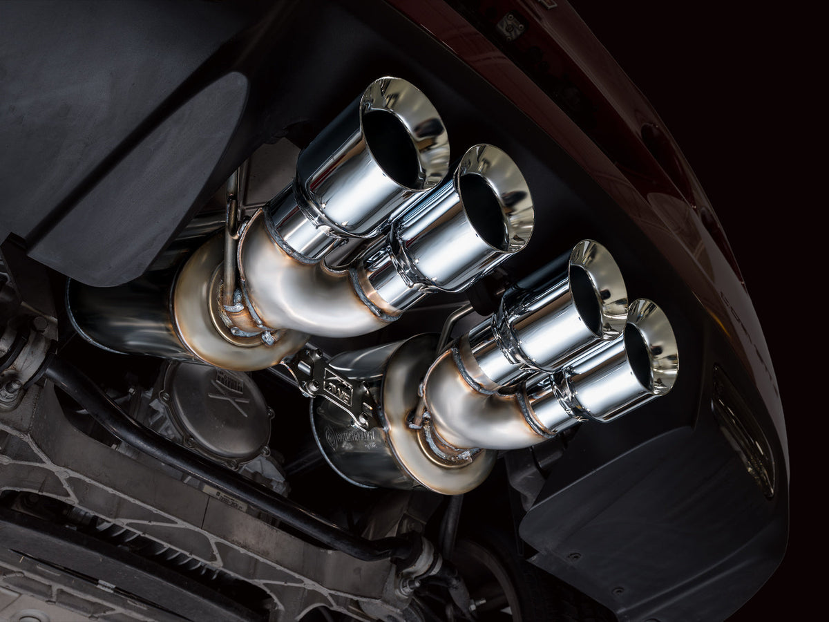 AWE Tuning 09-13 Chevrolet Corvette 6.2L Touring Edition Axle-back Exhaust w/ Chrome Silver Tips - 3015-42662 for 2009-2013 C