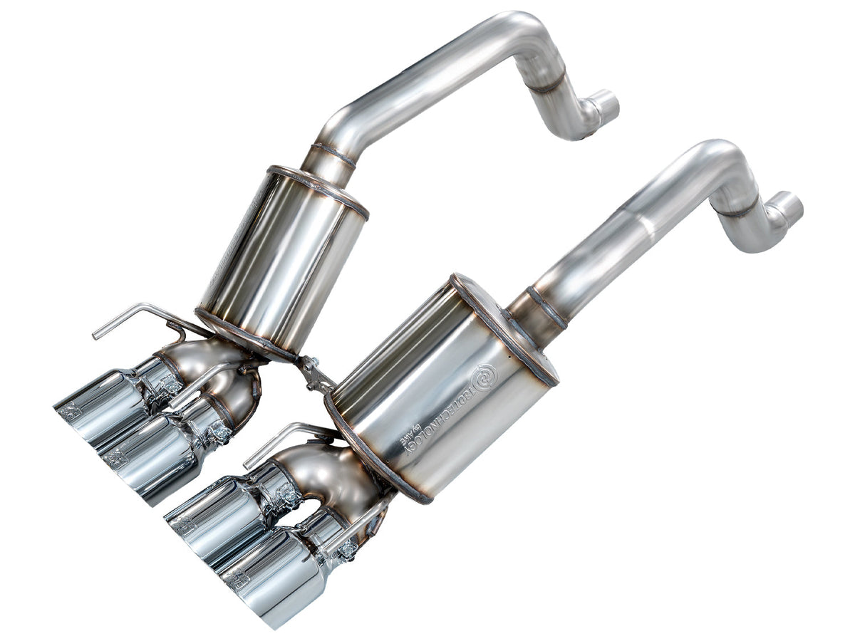 AWE Tuning 09-13 Chevrolet Corvette 6.2L Touring Edition Axle-back Exhaust w/ Chrome Silver Tips - 3015-42662 for 2009-2013 C