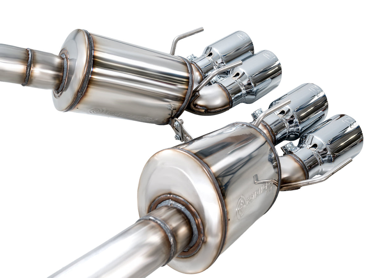 AWE Tuning 09-13 Chevrolet Corvette 6.2L Touring Edition Axle-back Exhaust w/ Chrome Silver Tips - 3015-42662 for 2009-2013 C