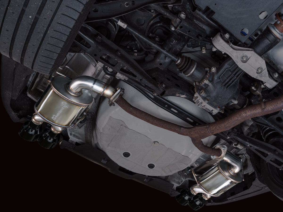 AWE Tuning 22-25 Subaru VB WRX Touring Edition Axleback Exhaust - Diamond Black Tips - 3015-43424