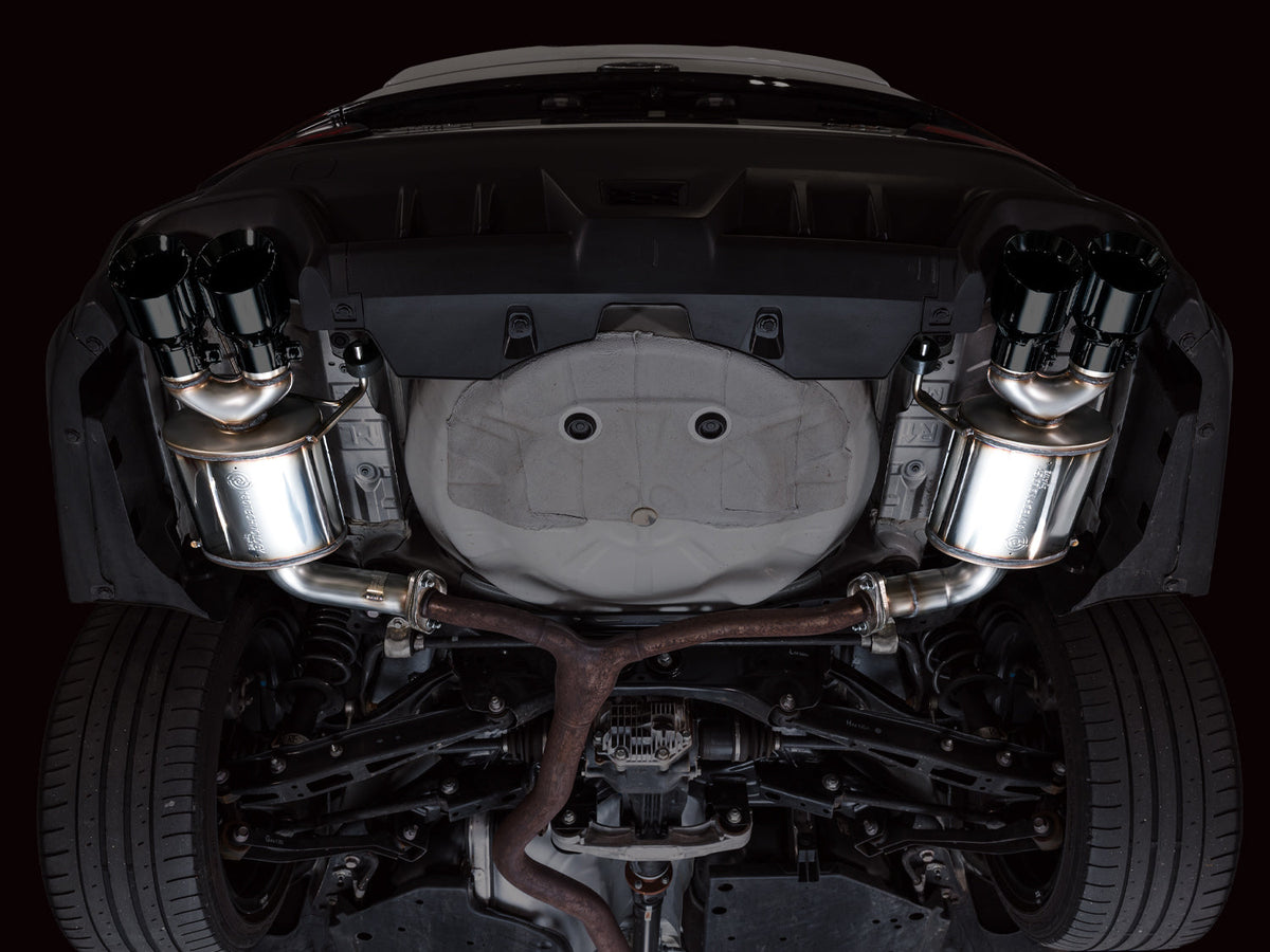 AWE Tuning 22-25 Subaru VB WRX Touring Edition Axleback Exhaust - Diamond Black Tips - 3015-43424