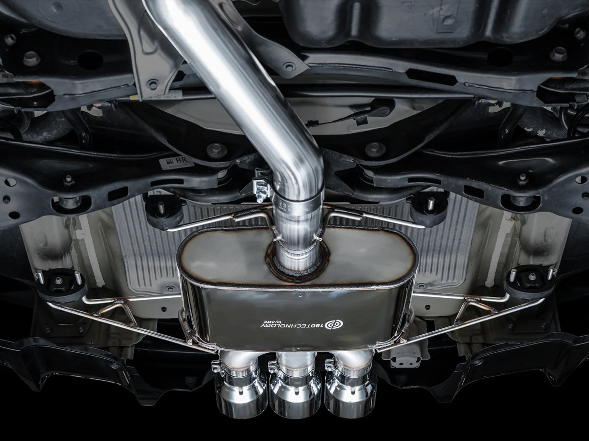 AWE Tuning 2024 Acura Integra Type S DE5 FWD Touring Edition Exhaust w/ Triple Chrome Silver Tips - 3015-52335