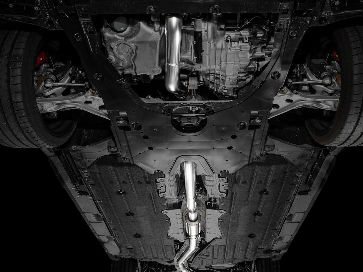 AWE Tuning 2024 Acura Integra Type S DE5 FWD Touring Edition Exhaust w/ Triple Chrome Silver Tips - 3015-52335