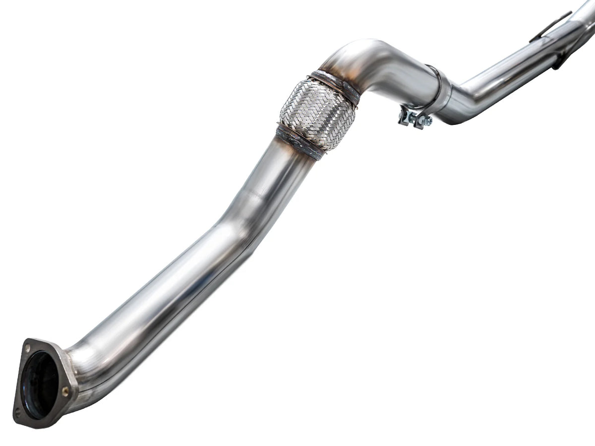 AWE Tuning 2024 Acura Integra Type S DE5 FWD Touring Edition Exhaust w/ Triple Chrome Silver Tips - 3015-52335
