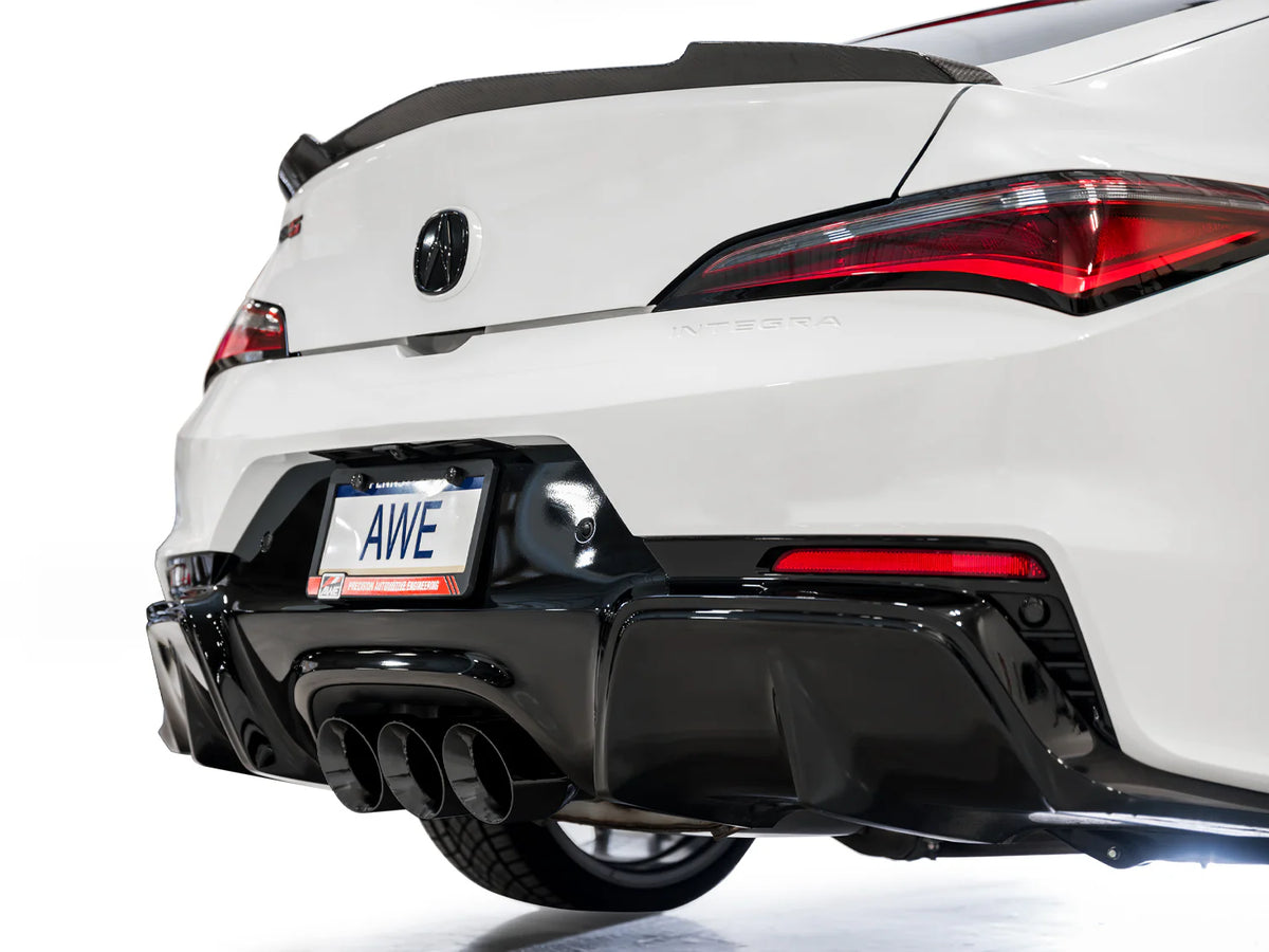 AWE Tuning 2024 Acura Integra Type S DE5 FWD Touring Edition Exhaust w/ Triple Diamond Black Tips - 3015-53335