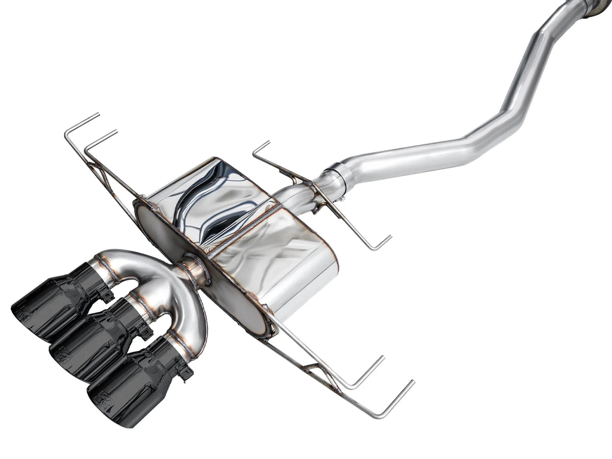 AWE Tuning 2024 Acura Integra Type S DE5 FWD Touring Edition Exhaust w/ Triple Diamond Black Tips - 3015-53335