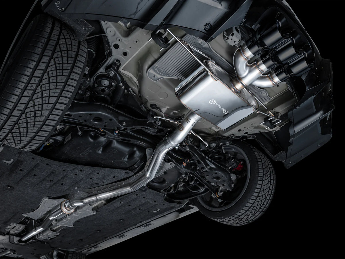 AWE Tuning 2024 Acura Integra Type S DE5 FWD Touring Edition Exhaust w/ Triple Diamond Black Tips - 3015-53335