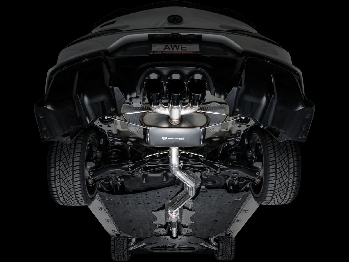 AWE Tuning 2024 Acura Integra Type S DE5 FWD Touring Edition Exhaust w/ Triple Diamond Black Tips - 3015-53335