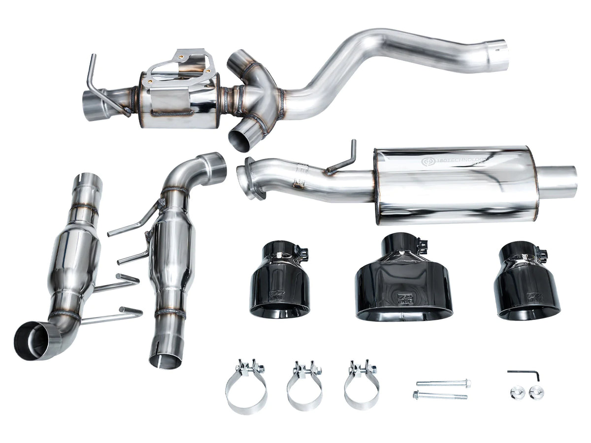 AWE Tuning 2023+ Toyota GR Corolla Track Edition Exhaust - Diamond Black Tips - 3020-53472