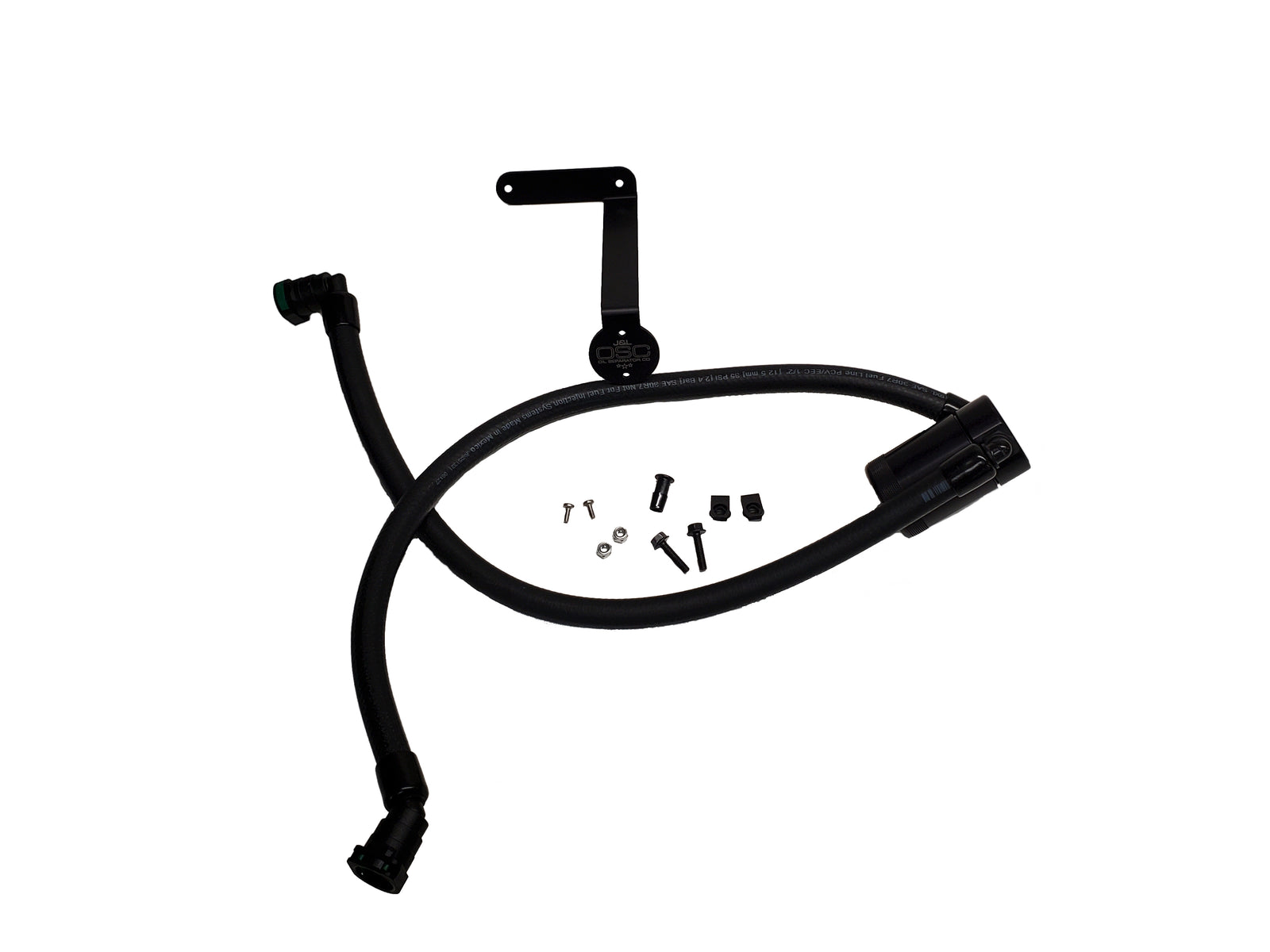 J&L 2011-2025 Ford F-150 2.7L/3.5L/5.0L Passenger Side Oil Separator 3.0 - Black Anodized - 3016P-B