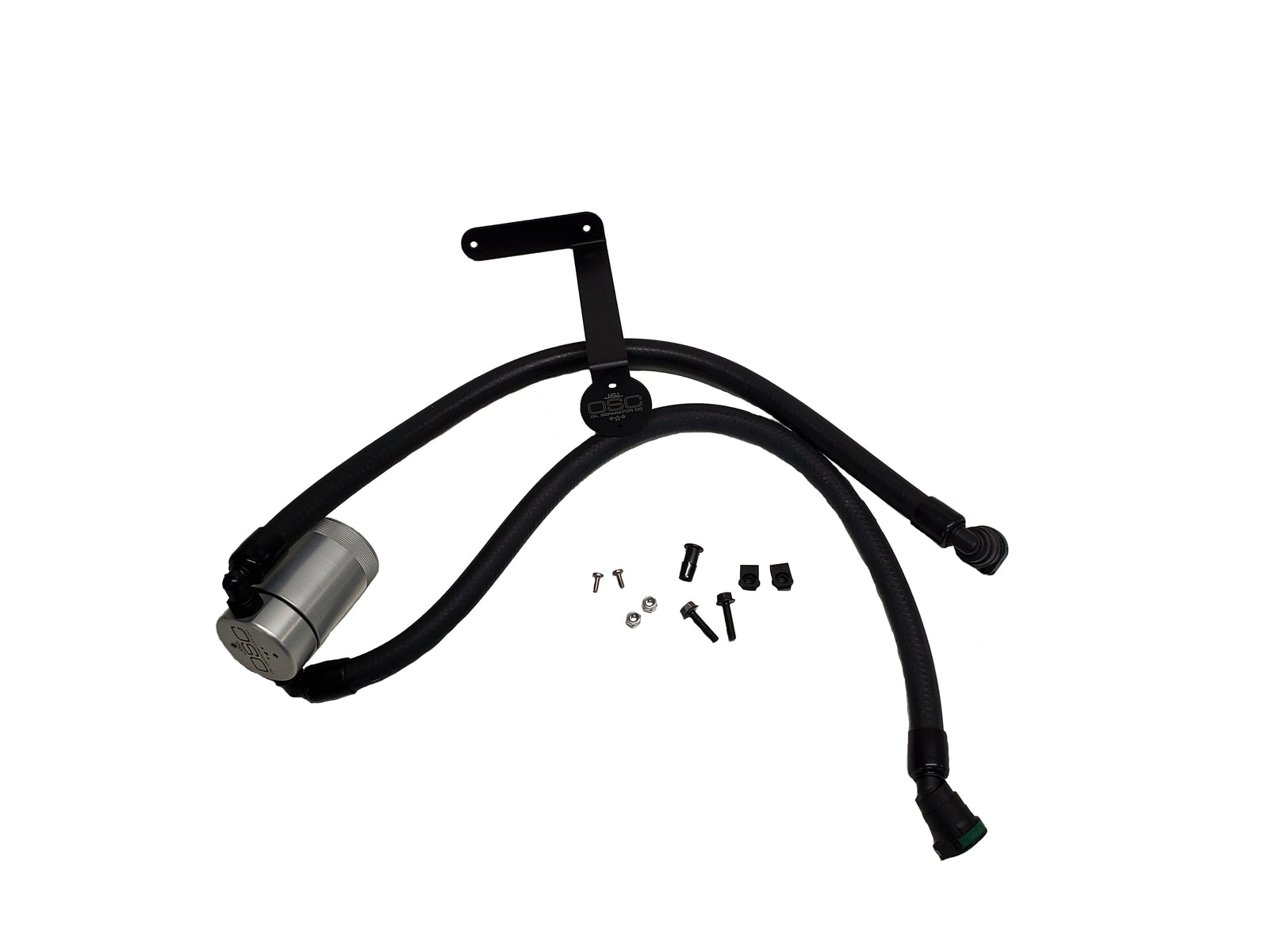 J&L 2011-2025 Ford F-150 2.7L/3.5L/5.0L Passenger Side Oil Separator 3.0 - Clear Anodized - 3016P-C