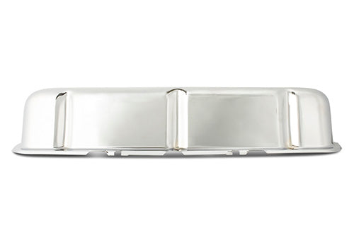 Ford Performance - Ford Racing Embossed Logo Stamped Steel Valve Covers Chrome - 302-070