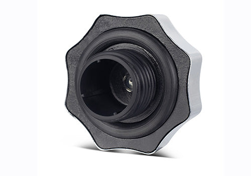 Ford Performance - Ford Oval Logo Oil Fill Cap: Screw in Type; Chrome Finish - 302-230