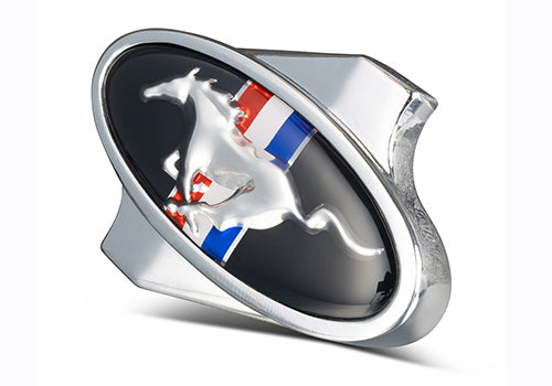 Ford Performance - Chrome Air Cleaner Nut: Mustang Logo - 302-337
