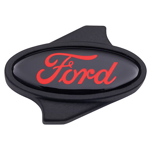 Ford Performance - Black Finish Air Cleaner Nut: Red Ford Oval Logo - 302-339