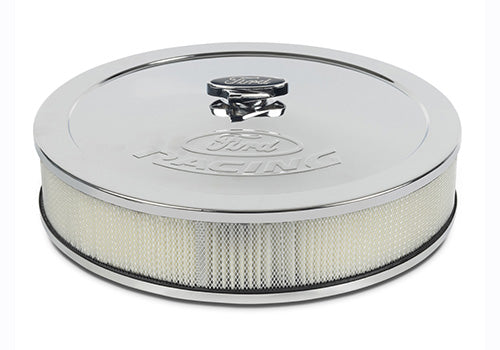Ford Performance - Air Cleaner Kit: Chrome, Ford Racing Emblem - 302-350