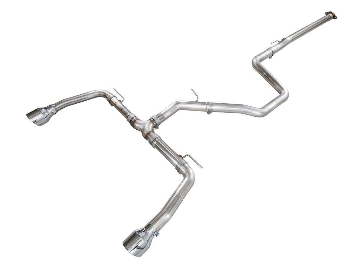 AWE 22-26 Hyundai Elantra N Track Edition Cat-Back Exhaust - Chrome Silver Tips - 3020-32237