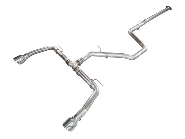 AWE 22-26 Hyundai Elantra N Track Edition Cat-Back Exhaust - Chrome Silver Tips - 3020-32237 for 2022-2026 Hyundai Elantra N 