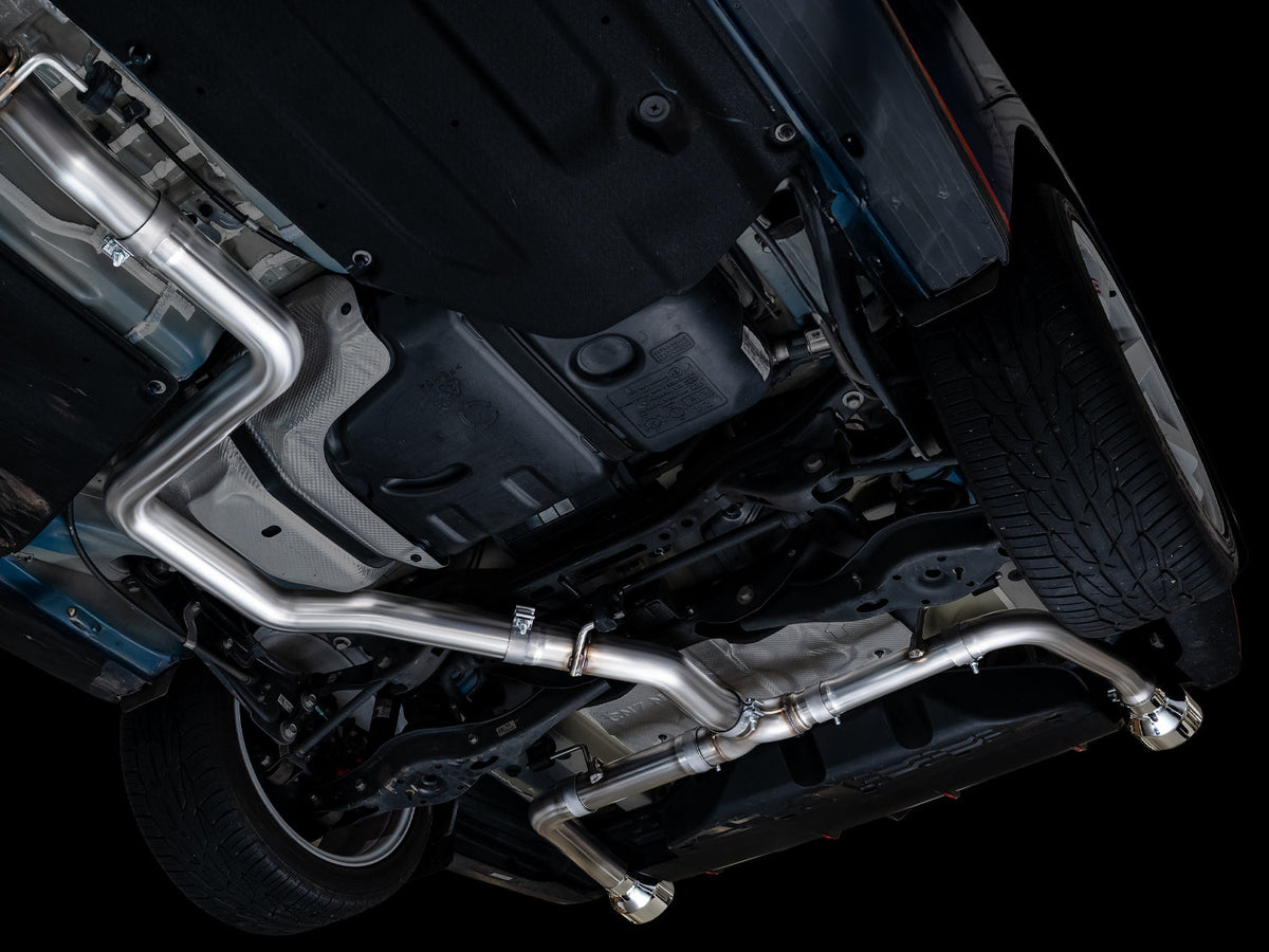 AWE 22-26 Hyundai Elantra N Track Edition Cat-Back Exhaust - Chrome Silver Tips - 3020-32237