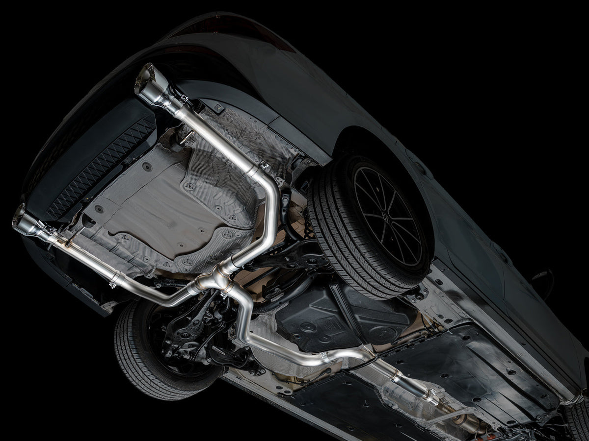 AWE 22-25 Volkswagen Jetta GLI Track Edition Exhaust - Chrome Silver Tips - 3020-32275