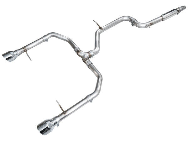 AWE 22-25 Volkswagen Jetta GLI Track Edition Exhaust - Chrome Silver Tips - 3020-32275 for 2022-2026 Volkswagen Jetta - front