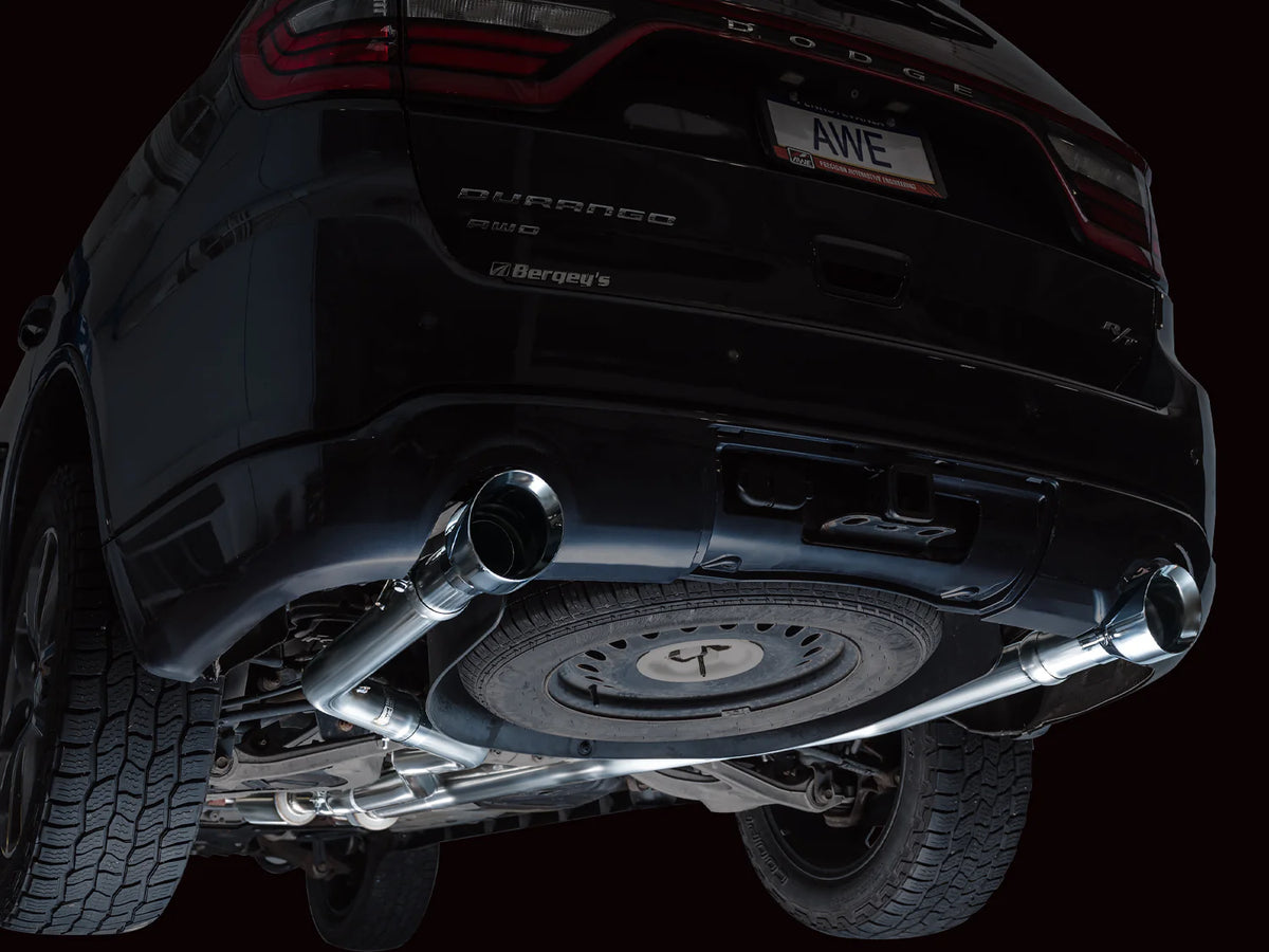 AWE Tuning 11-24 Dodge Durango 5.7L Track Edition Exhaust w/ Chrome Silver Tips - 3020-32575