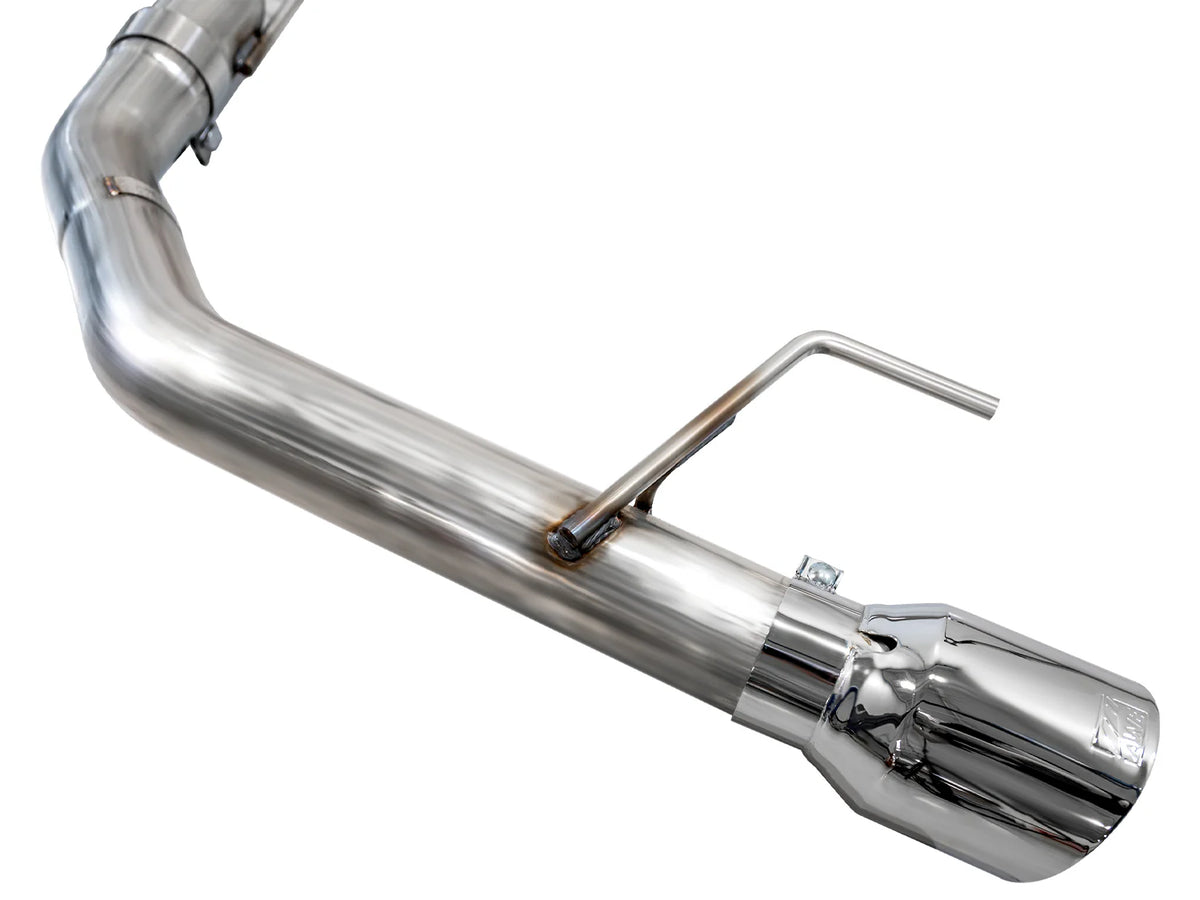 AWE 2024 Ford Mustang GT Fastback S650 RWD Track Edition Catback Exhaust w/ Dual Chrome Silver Tips - 3020-32650