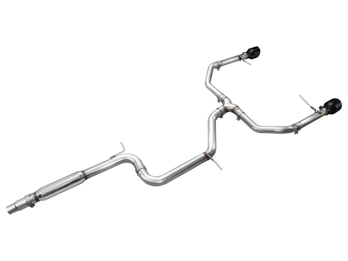 AWE 22-25 Volkswagen Jetta GLI Track Edition Exhaust - Diamond Black Tips - 3020-33275