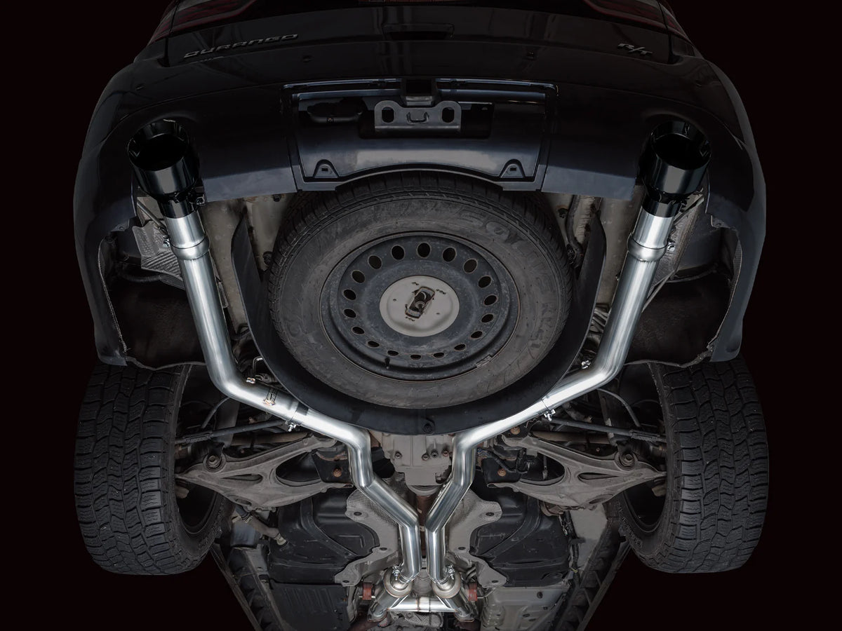 AWE Tuning 11-24 Dodge Durango 5.7L Track Edition Exhaust w/ Diamond Black Tips - 3020-33575