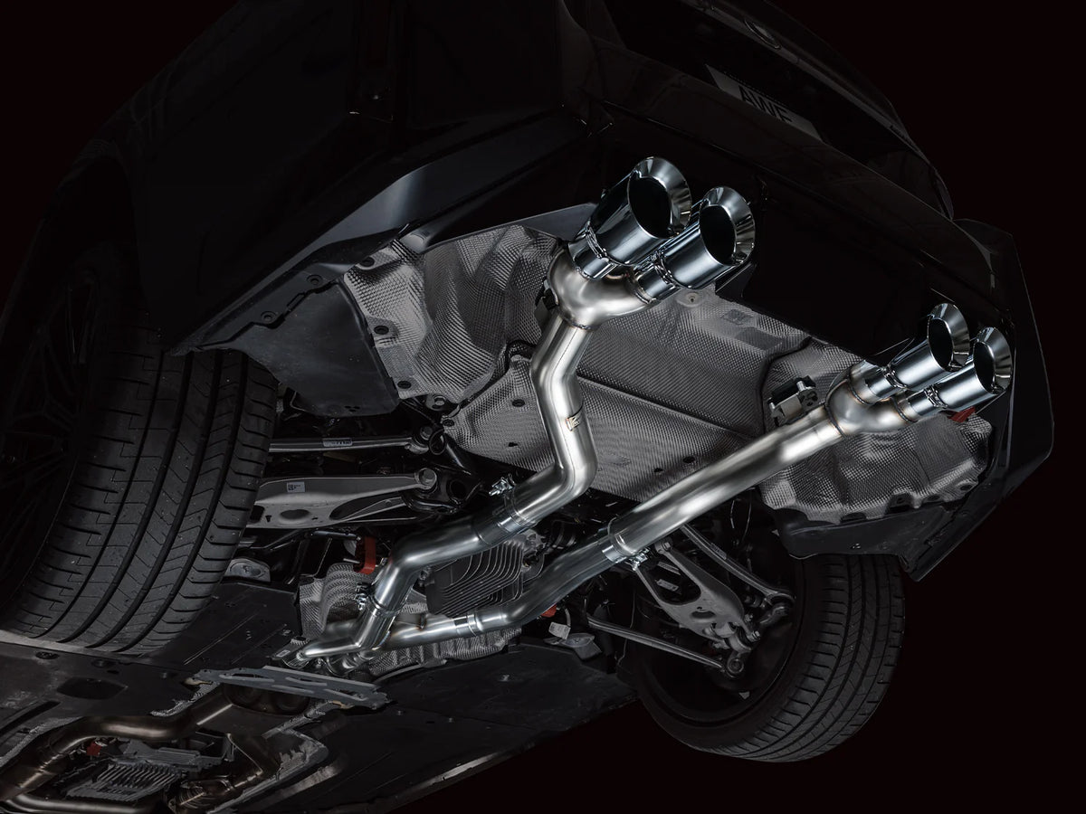 AWE Tuning 23-24 BMW G87 M2 Track Edition Exhaust - Diamond Black Tips - 3020-43487