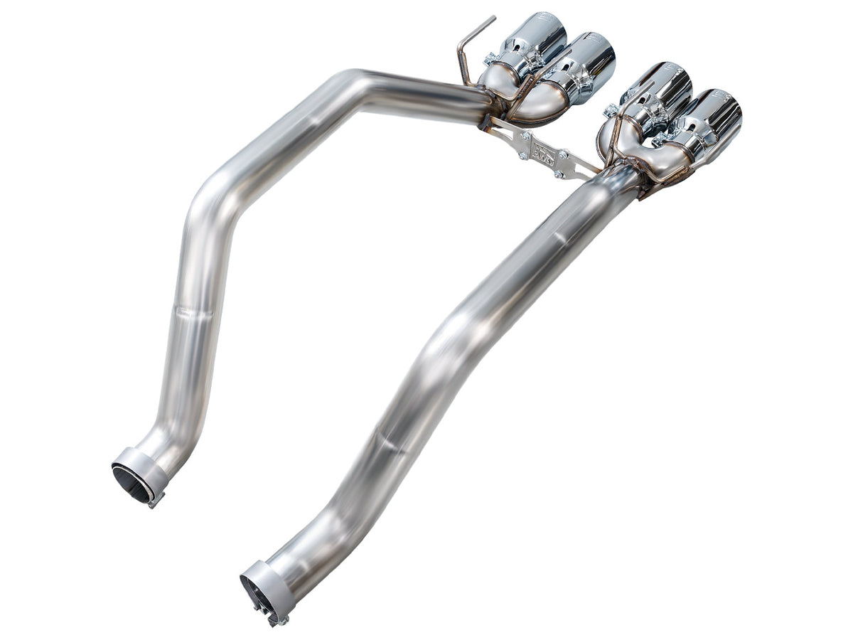 AWE Tuning C6 Chevrolet Corvette Z06/ZR1 Track Edition Axle-back Exhaust w/ Chrome Silver Tips - 3020-42606 for 2006-2013 Che