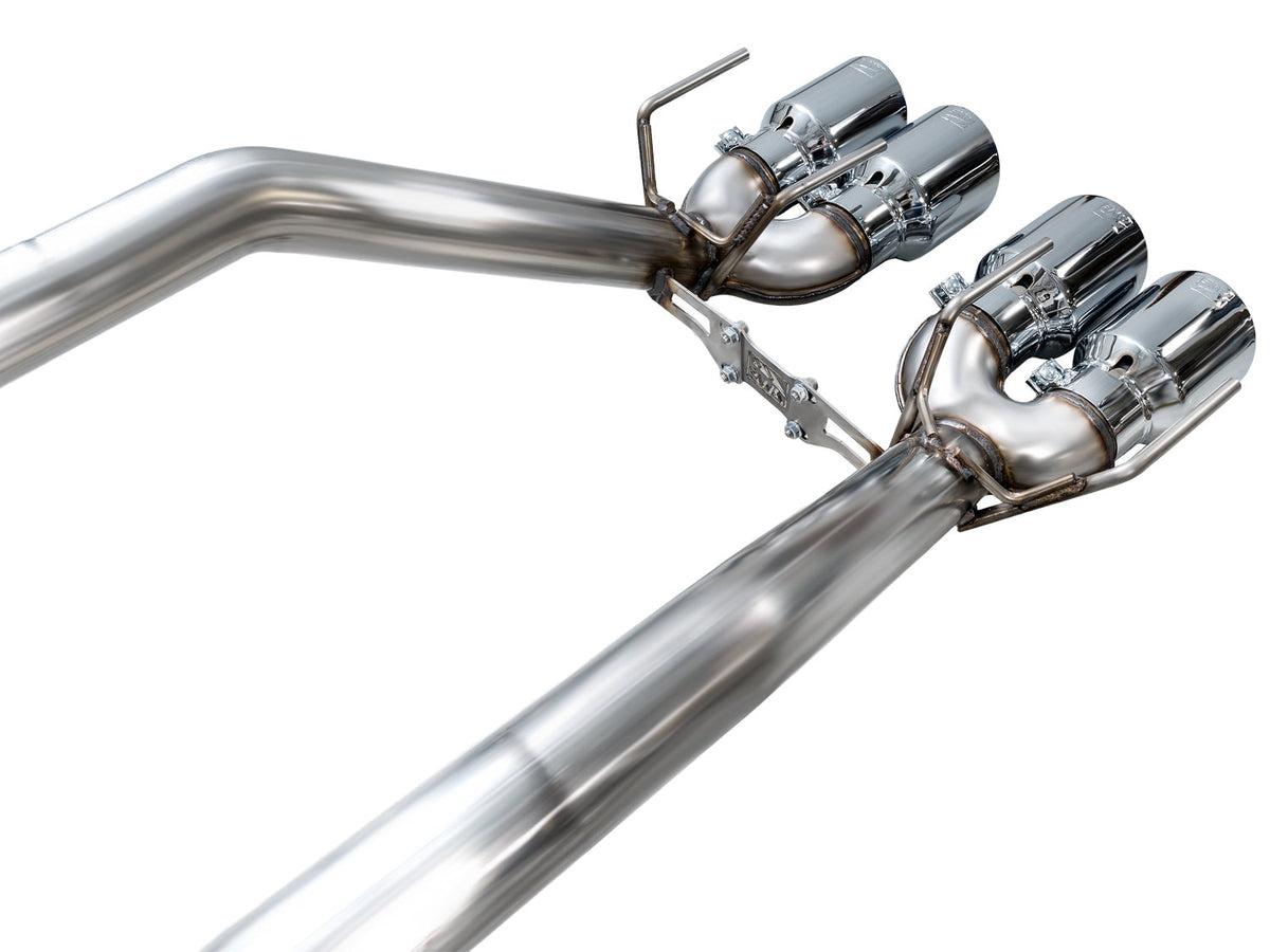 AWE Tuning C6 Chevrolet Corvette Z06/ZR1 Track Edition Axle-back Exhaust w/ Chrome Silver Tips - 3020-42606 for 2006-2013 Che