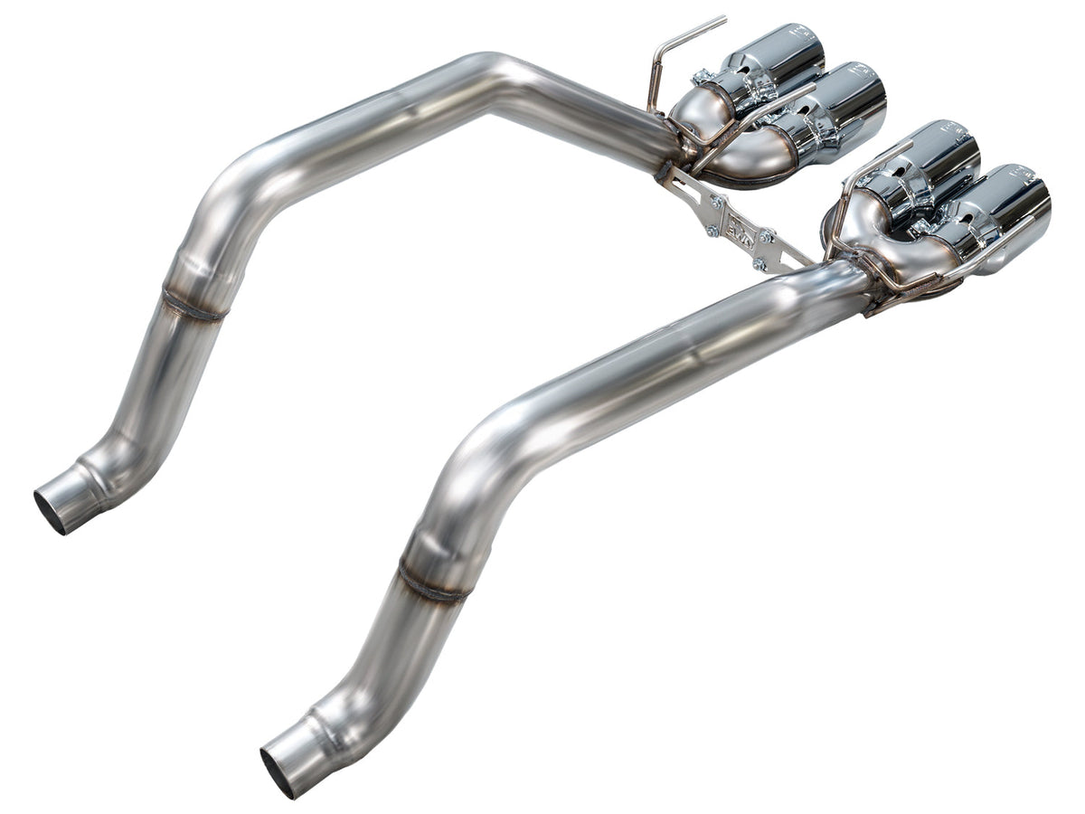 AWE Tuning 05-07 C6 Chevrolet Corvette 6.0L Track Edition Axleback Exhaust w/ Chrome Silver Tips - 3020-42660 for 2005-2008 C