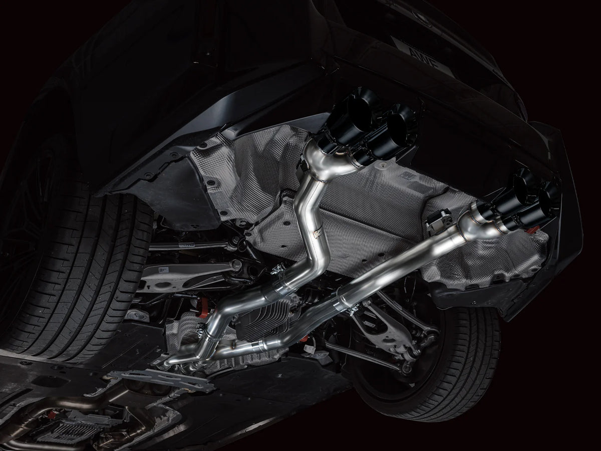 AWE Tuning 23-24 BMW G87 M2 Track Edition Exhaust - Diamond Black Tips - 3020-43487