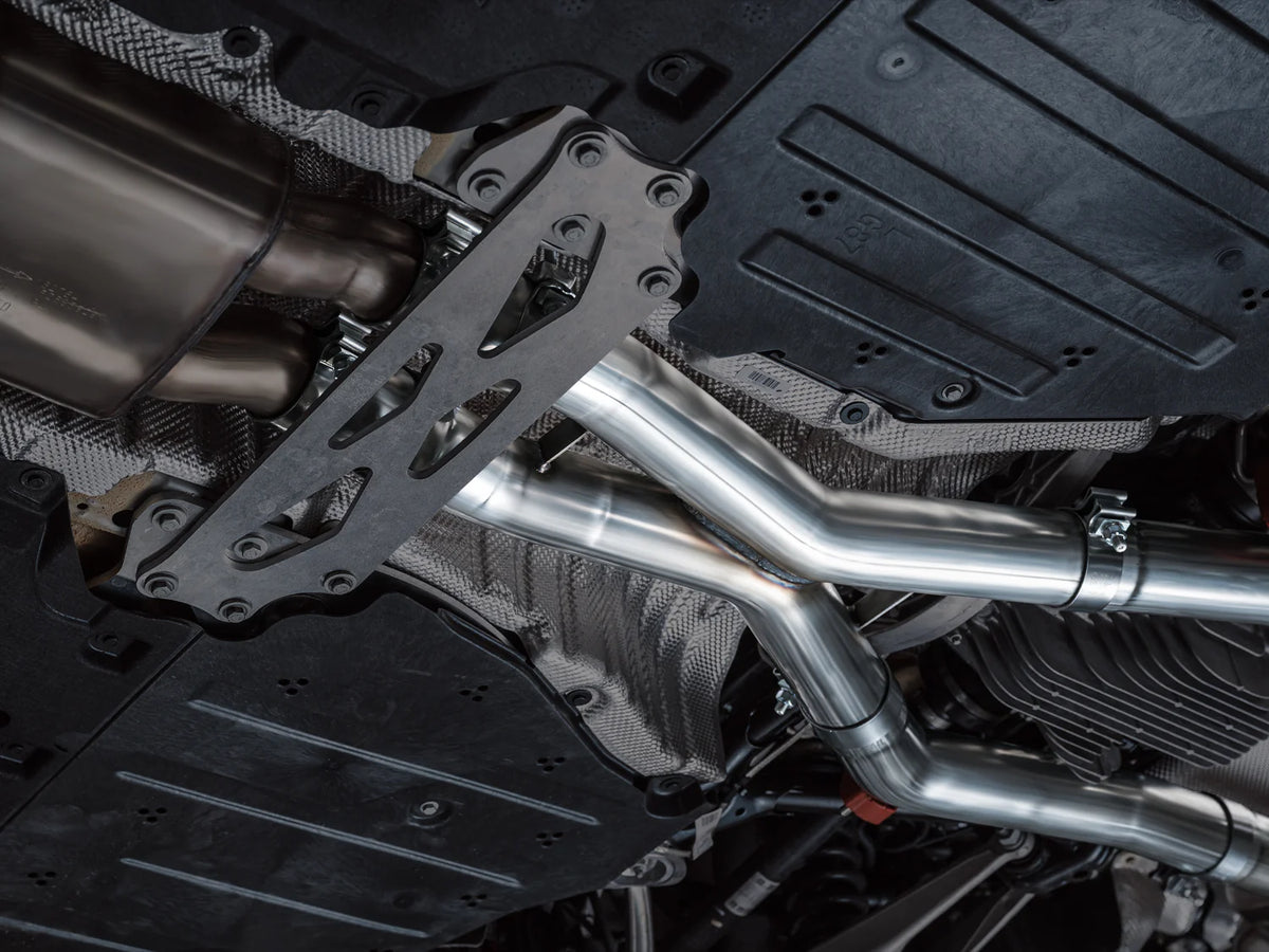 AWE Tuning 23-24 BMW G87 M2 Track Edition Exhaust - Diamond Black Tips - 3020-43487