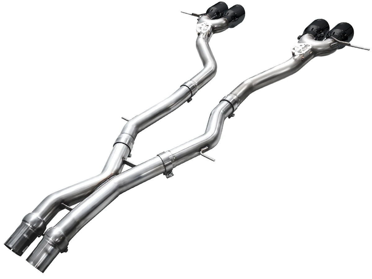 AWE Tuning 23-24 BMW G87 M2 Track Edition Exhaust - Diamond Black Tips - 3020-43487