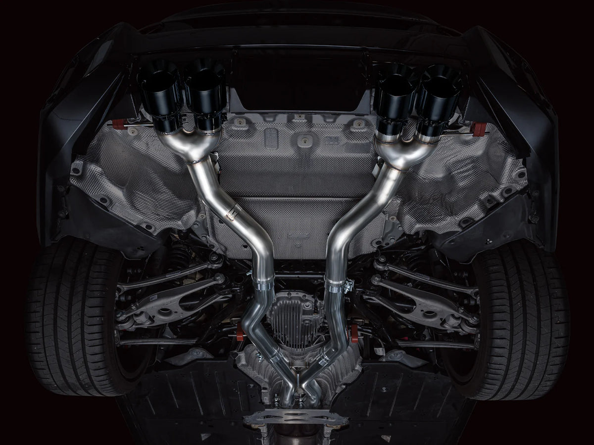 AWE Tuning 23-24 BMW G87 M2 Track Edition Exhaust - Diamond Black Tips - 3020-43487