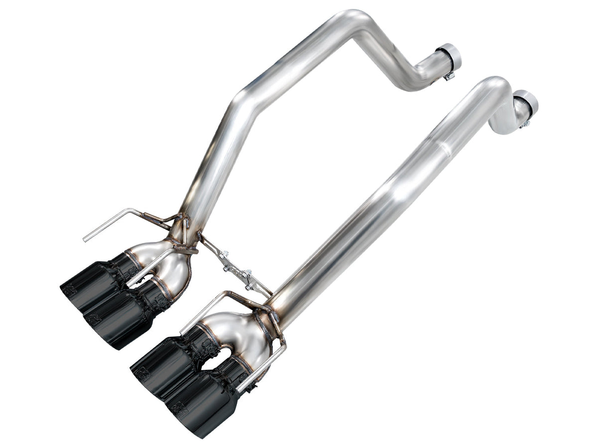 AWE Tuning C6 Chevrolet Corvette Z06/ZR1 Track Edition Axle-back Exhaust w/ Diamond Black Tips - 3020-43606 for 2006-2013 Che