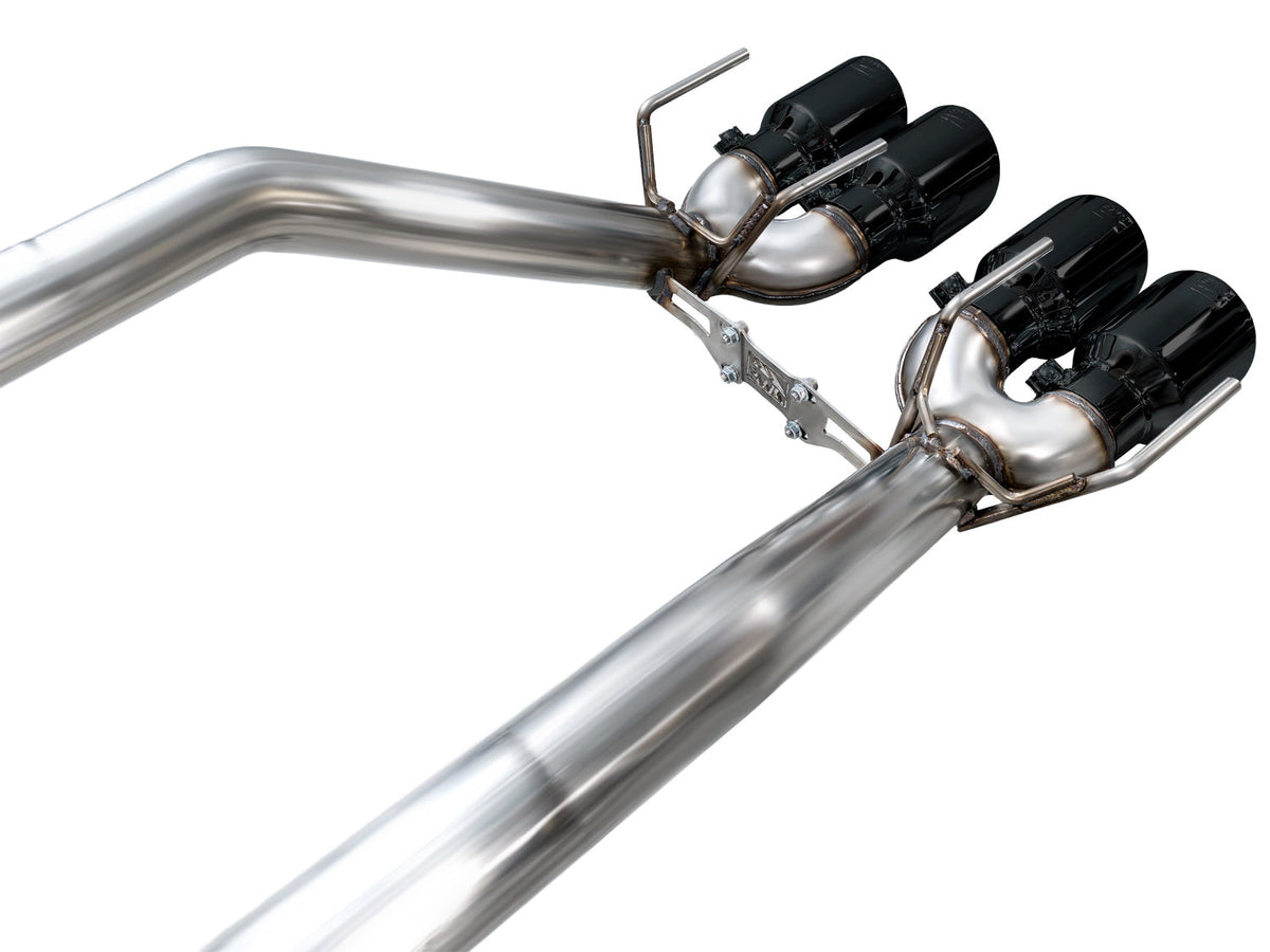 AWE Tuning C6 Chevrolet Corvette Z06/ZR1 Track Edition Axle-back Exhaust w/ Diamond Black Tips - 3020-43606 for 2006-2013 Che