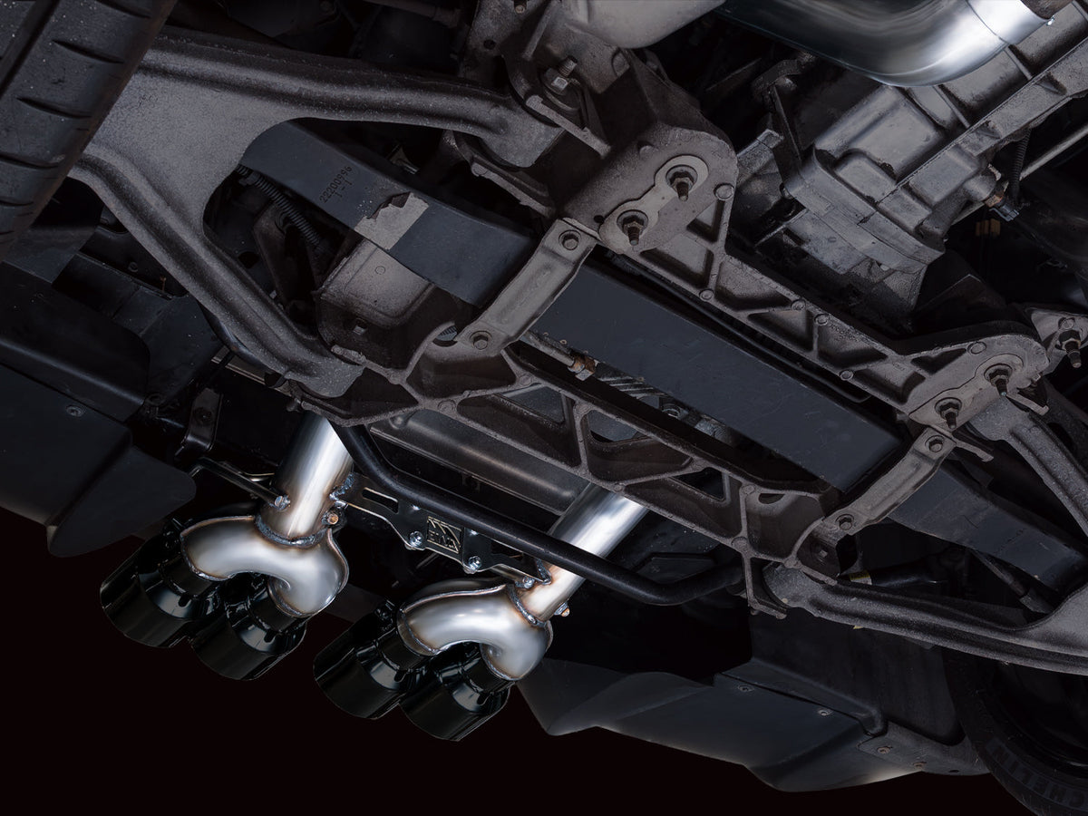 AWE Tuning C6 Chevrolet Corvette Z06/ZR1 Track Edition Axle-back Exhaust w/ Diamond Black Tips - 3020-43606 for 2006-2013 Che