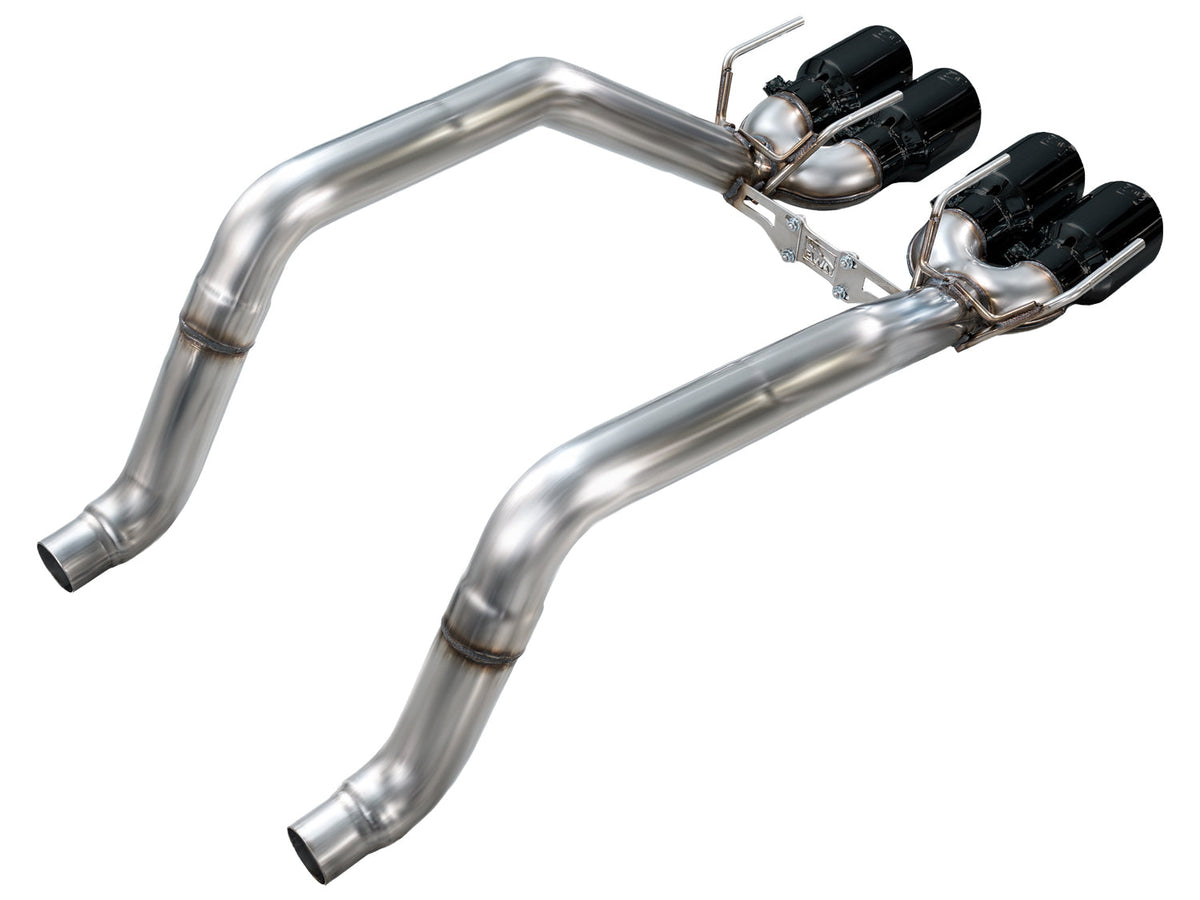 AWE Tuning 05-07 C6 Chevrolet Corvette 6.0L Track Edition Axleback Exhaust w/ Diamond Black Tips - 3020-43660 for 2005-2008 C