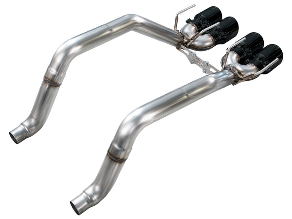 AWE Tuning 09-13 Chevrolet Corvette 6.2L Track Edition Axle-back Exhaust w/ Diamond Black Tips - 3020-43662 for 2009-2013 Che