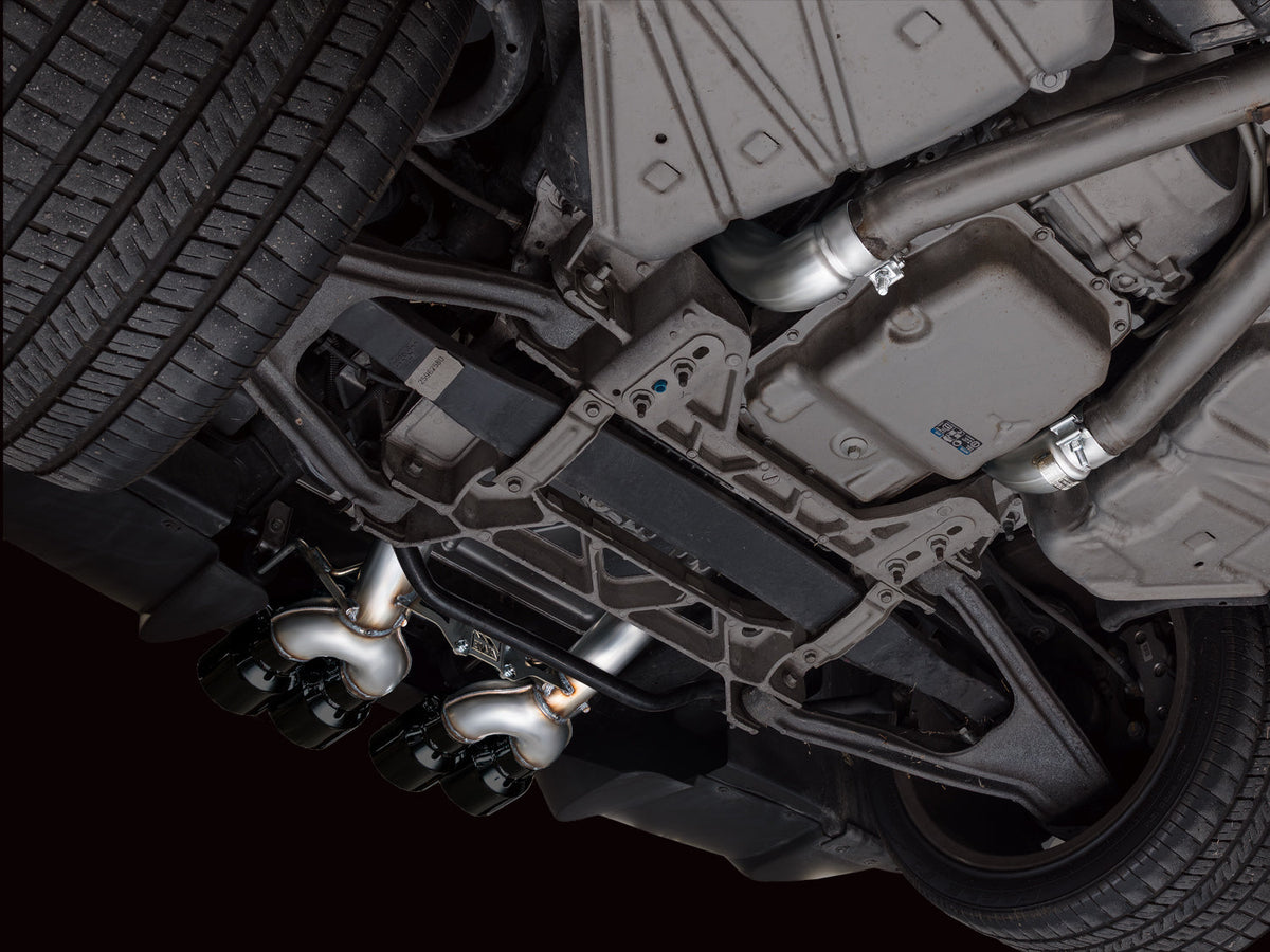 AWE Tuning 09-13 Chevrolet Corvette 6.2L Track Edition Axle-back Exhaust w/ Diamond Black Tips - 3020-43662