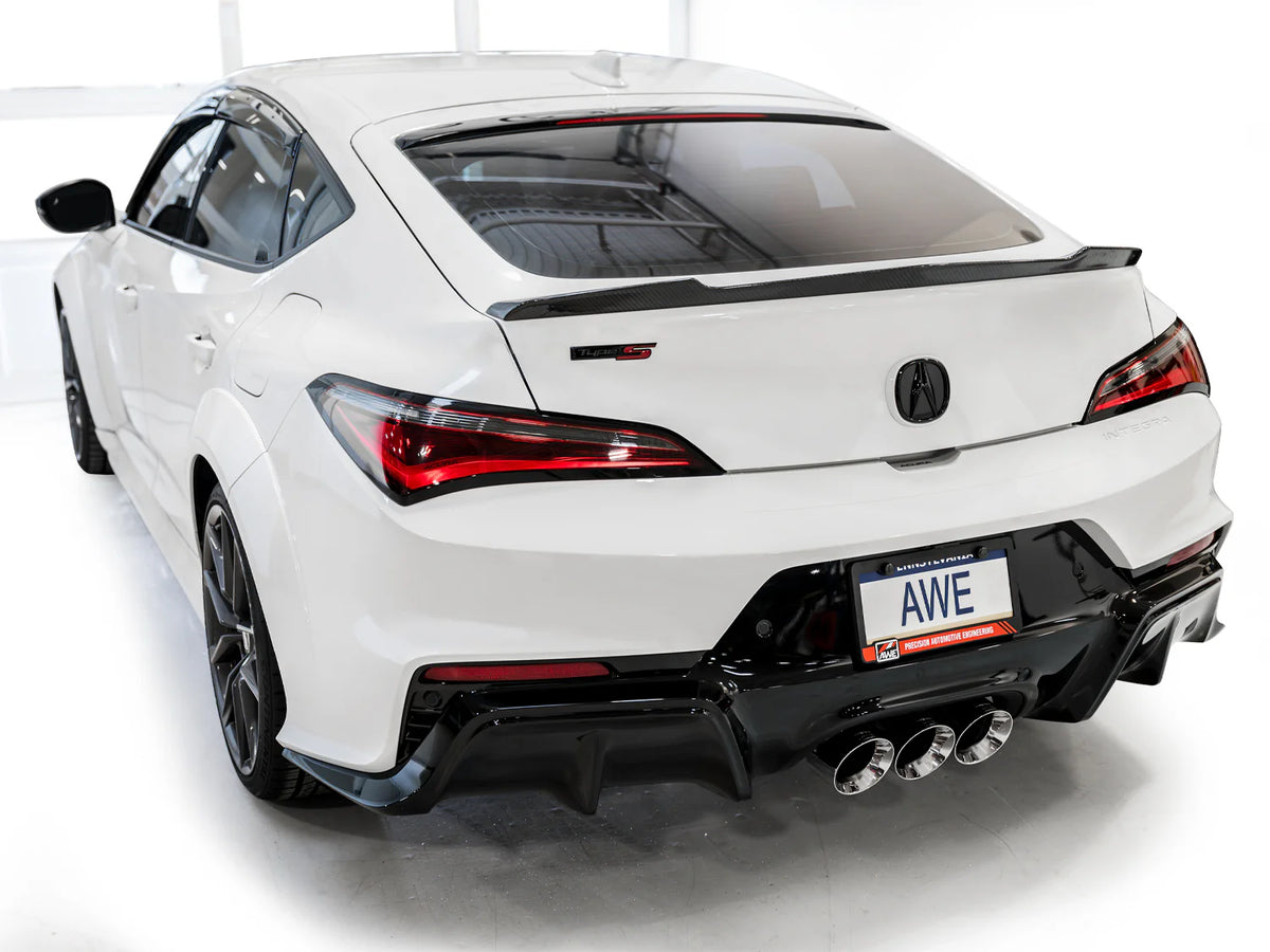 AWE Tuning 2024 Acura Integra Type S DE5 FWD Touring Edition Exhaust w/ Triple Chrome Silver Tips - 3015-52335