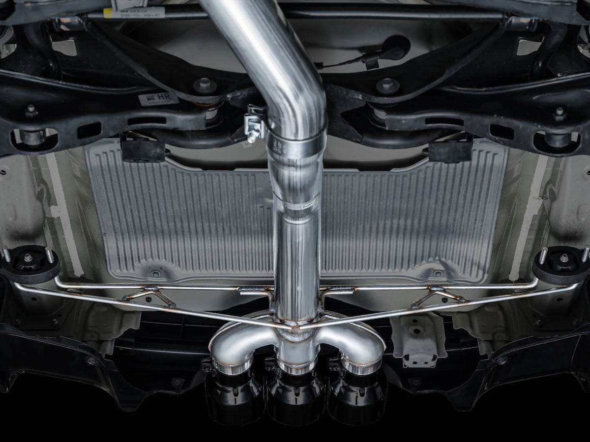 AWE Tuning 2024 Acura Integra Type S DE5 FWD Track Edition Exhaust w/ Triple Diamond Black Tips - 3020-53335