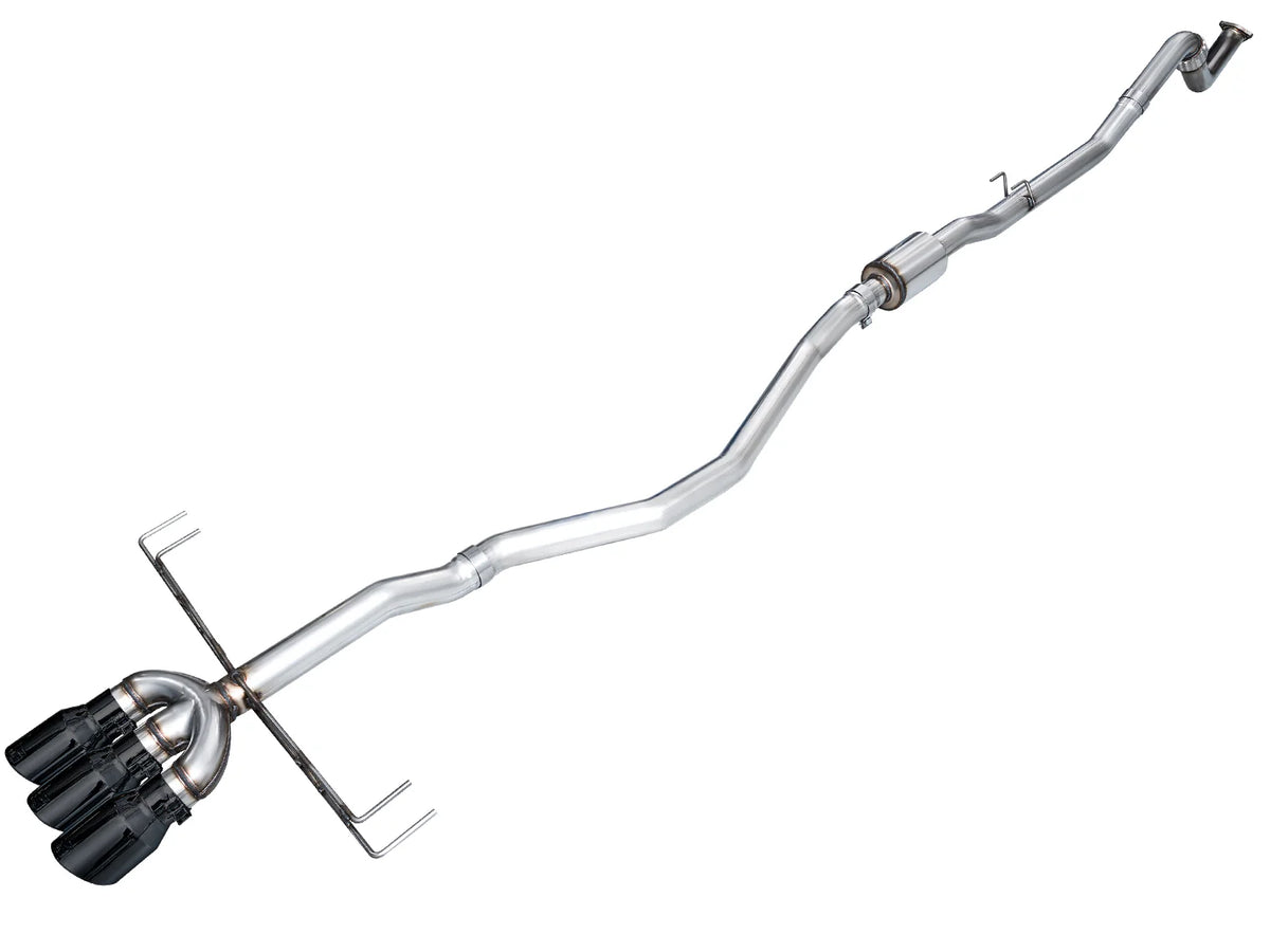 AWE Tuning 2024 Acura Integra Type S DE5 FWD Track Edition Exhaust w/ Triple Diamond Black Tips - 3020-53335