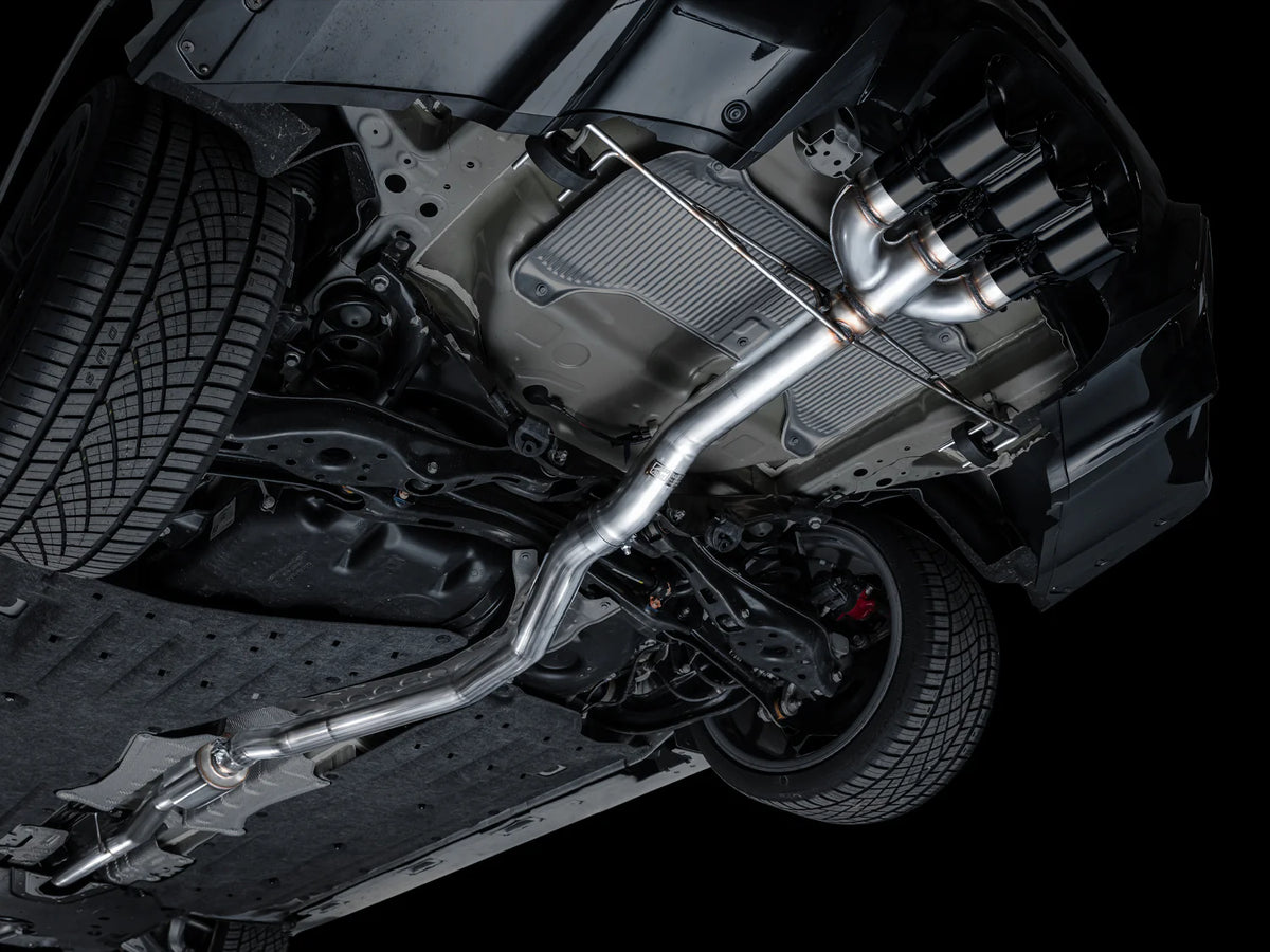 AWE Tuning 2024 Acura Integra Type S DE5 FWD Track Edition Exhaust w/ Triple Diamond Black Tips - 3020-53335