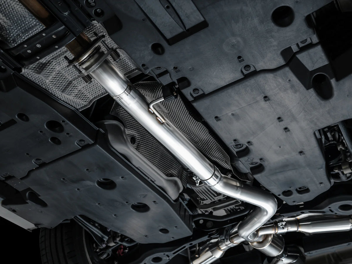 AWE Tuning 2023+ Toyota GR Corolla Track Edition Exhaust - Diamond Black Tips - 3020-53472